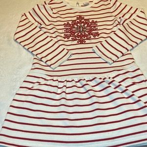 Gymboree snowflake Christmas dress size 8